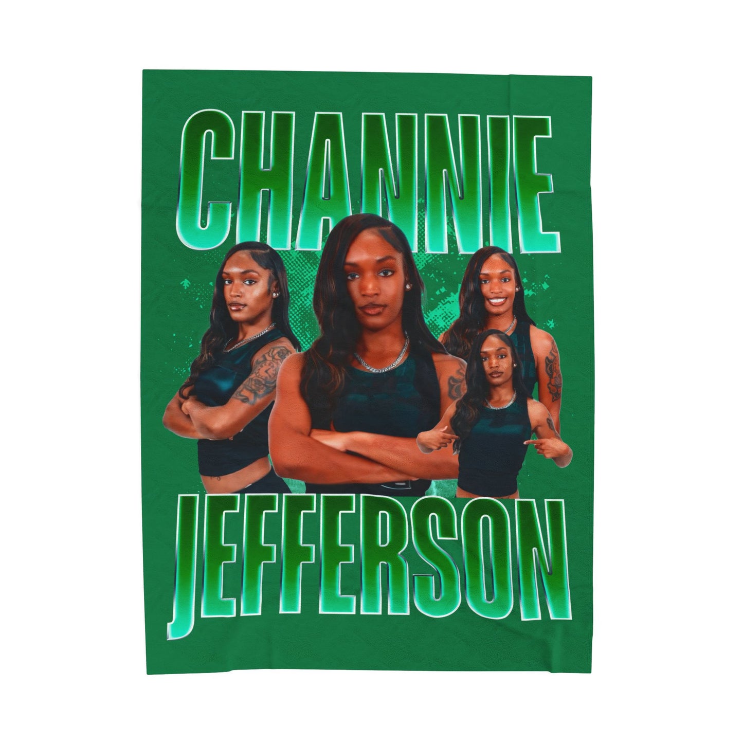 Channie Jefferson 60"-80" Plush Blanket