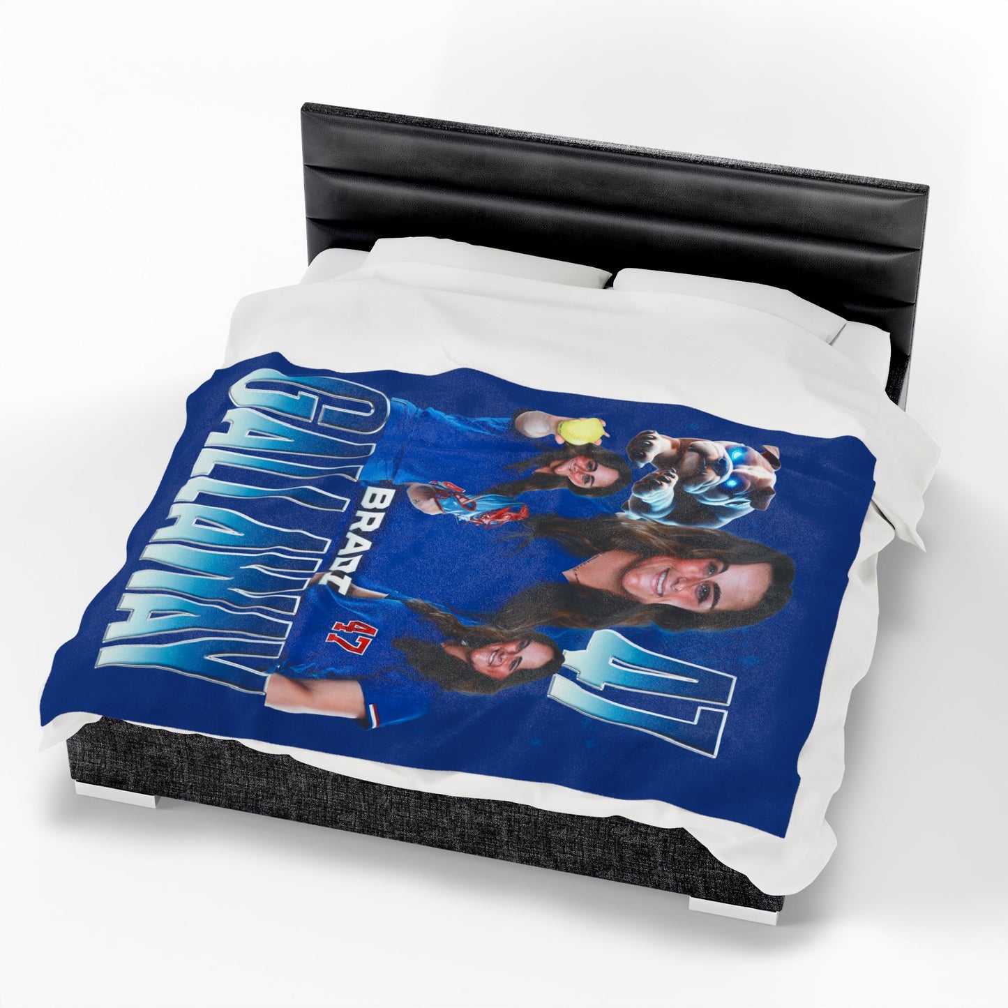 Bradi Gallaway Team Mascot 60"-80" Plush Blanket