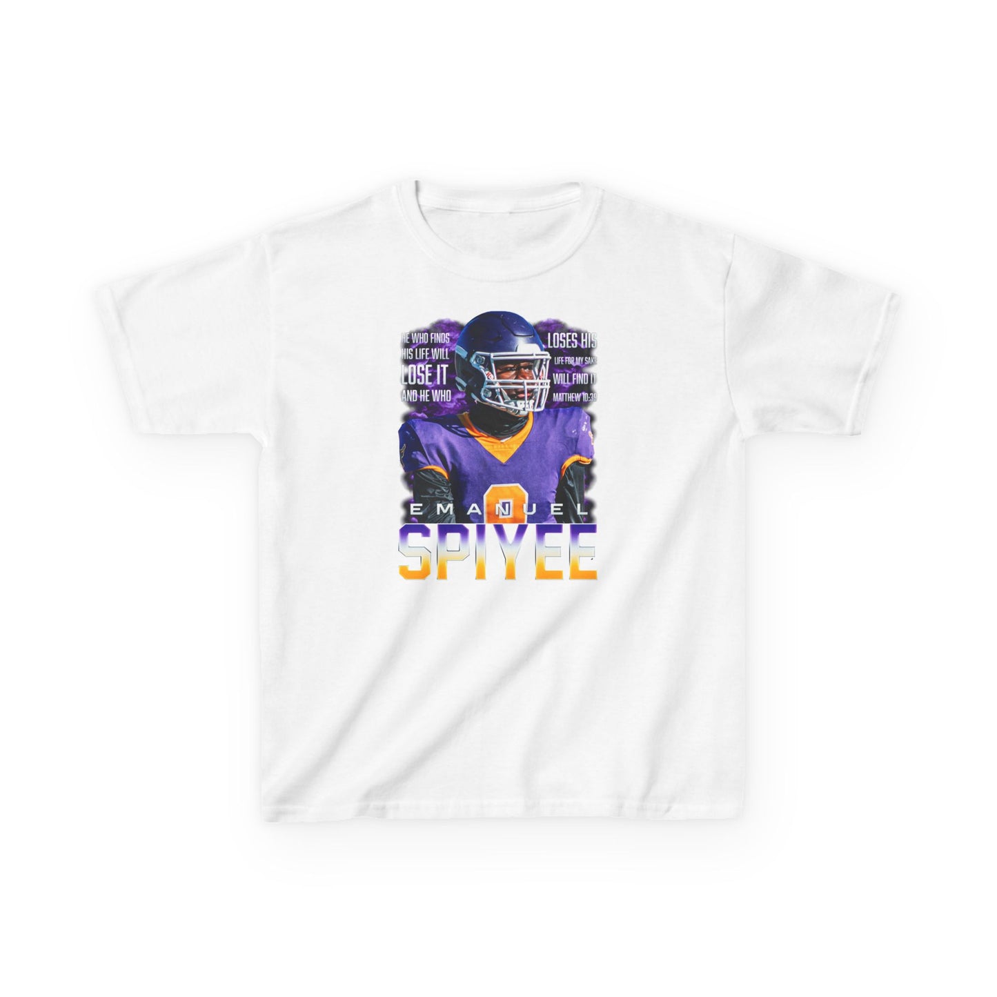 Emanuel Spiyee Featured Quote Kids Tee