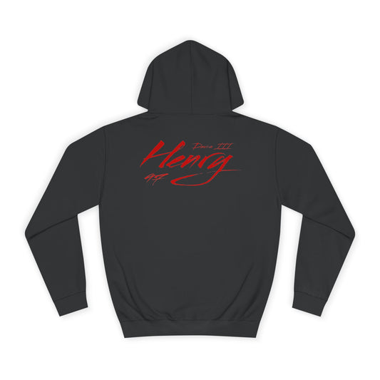 Henry Davis III Cursive Name & Number Premium Hoodie
