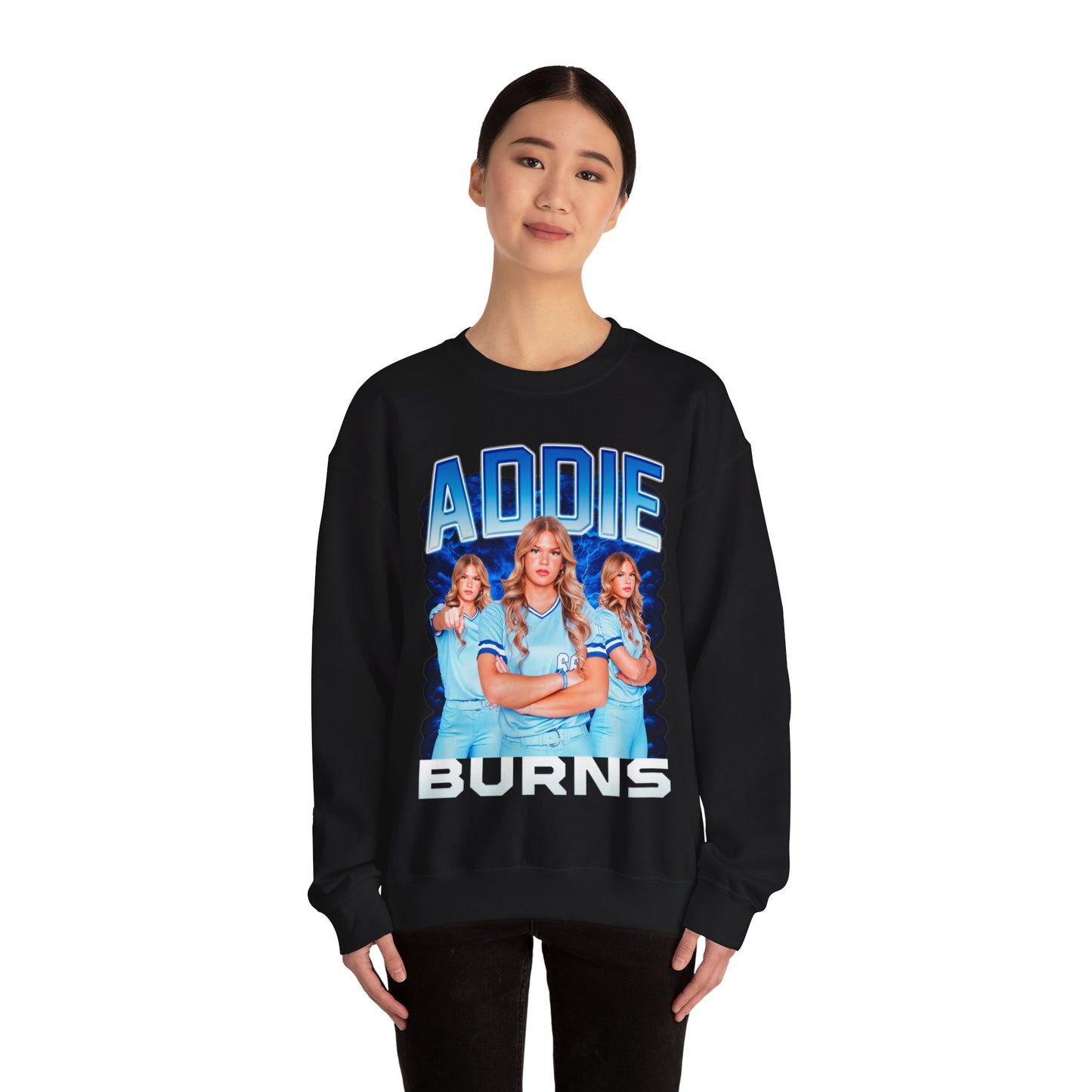 Addie Burns Lightning Storm Crewneck Sweatshirt