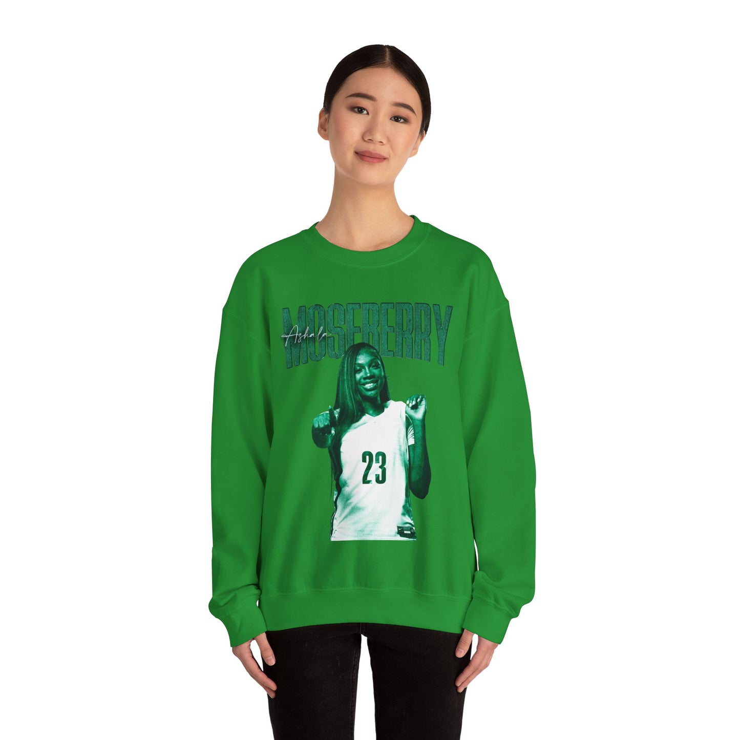Ashala Moseberry Faded Glory Crewneck Sweatshirt