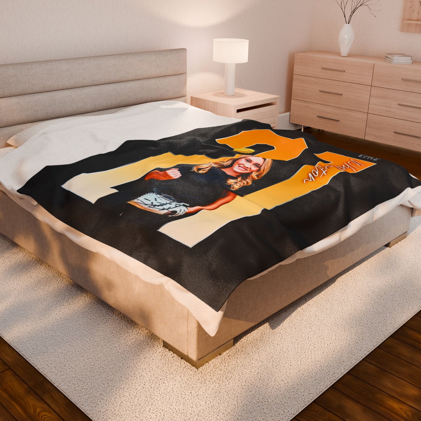 Briley Whittington Player Icon Number 60"-80" Plush Blanket