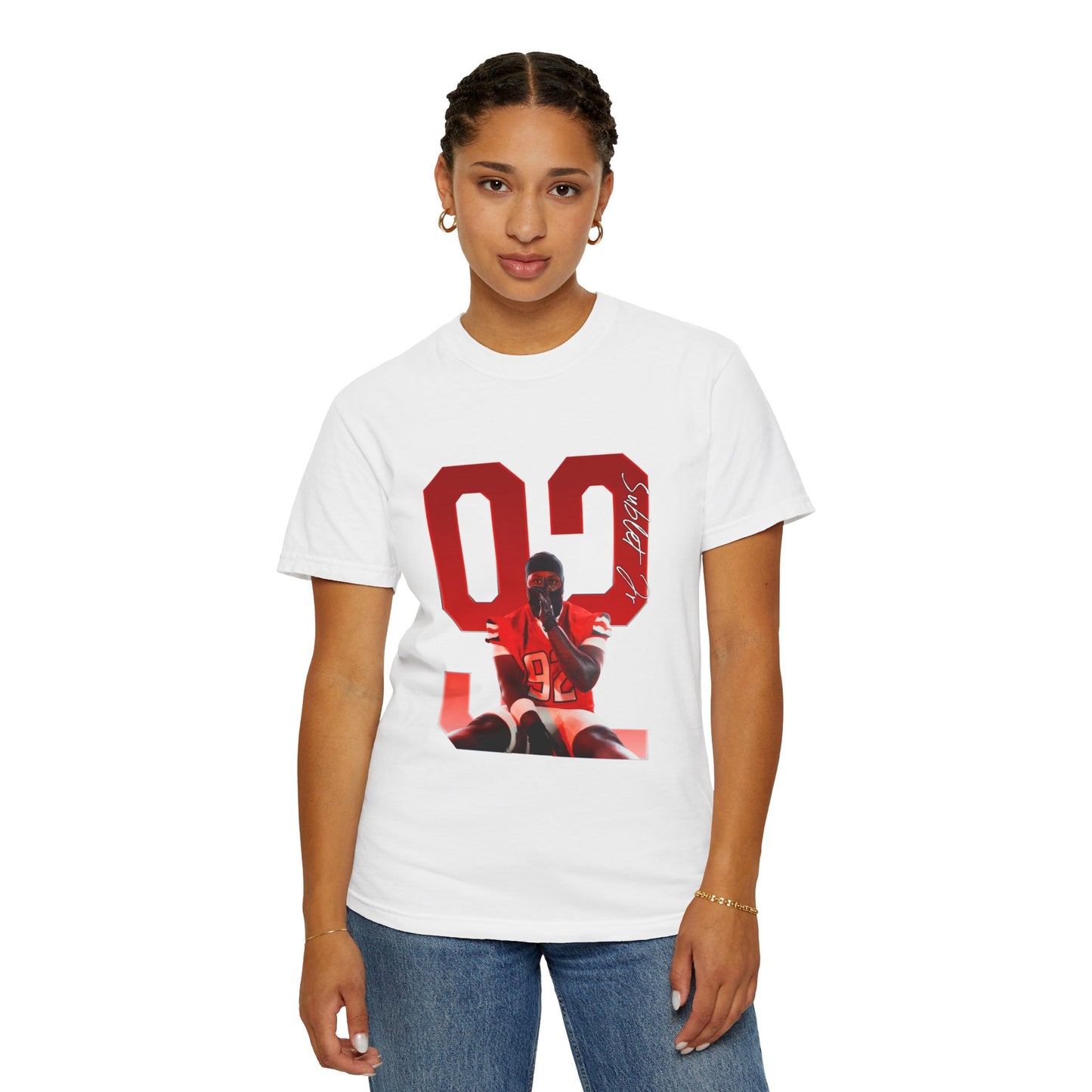 Broderick Sublet Jr. Player Icon Number Premium Tee