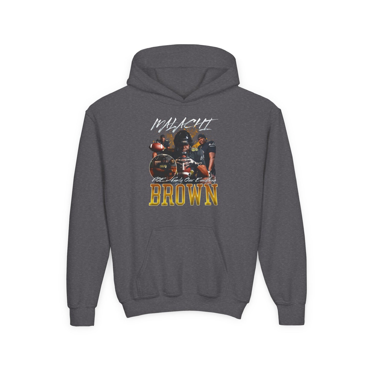 Malachi Brown Kids Hoodie