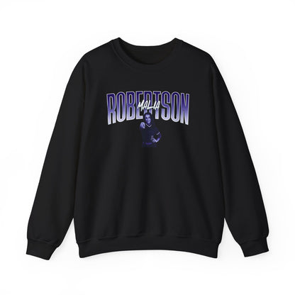 Malia Robertson Curved Combo Colored Crewneck Sweatshirt