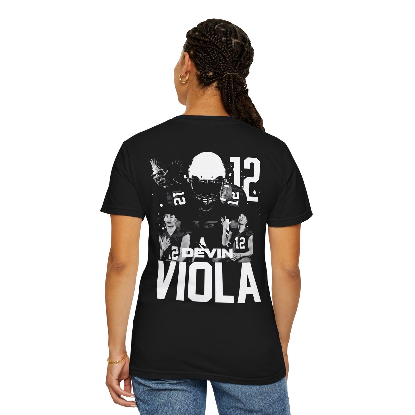 Devin Viola Vintage Blackout Premium Tee