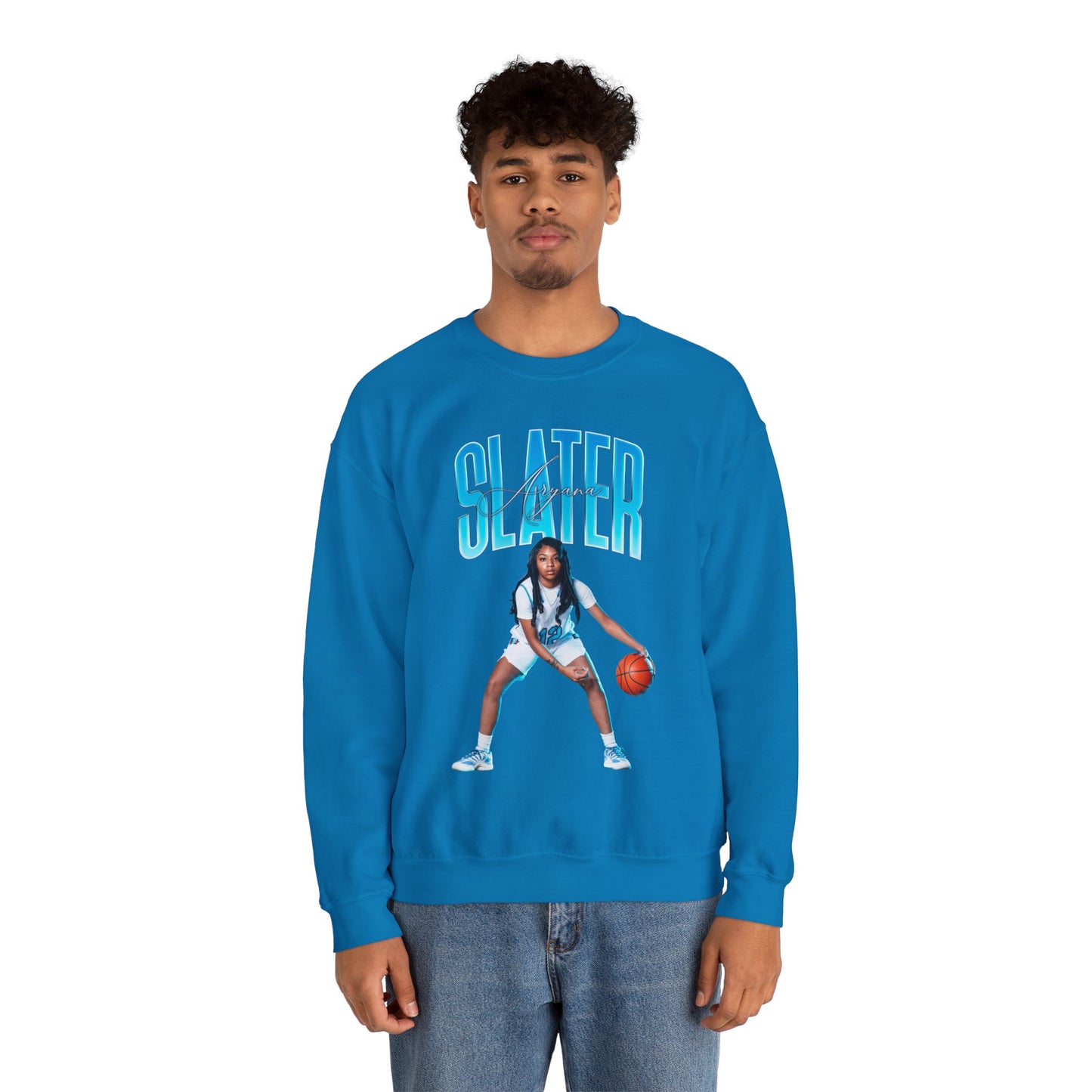 Aryana Slater Big Last Name Crewneck Sweatshirt