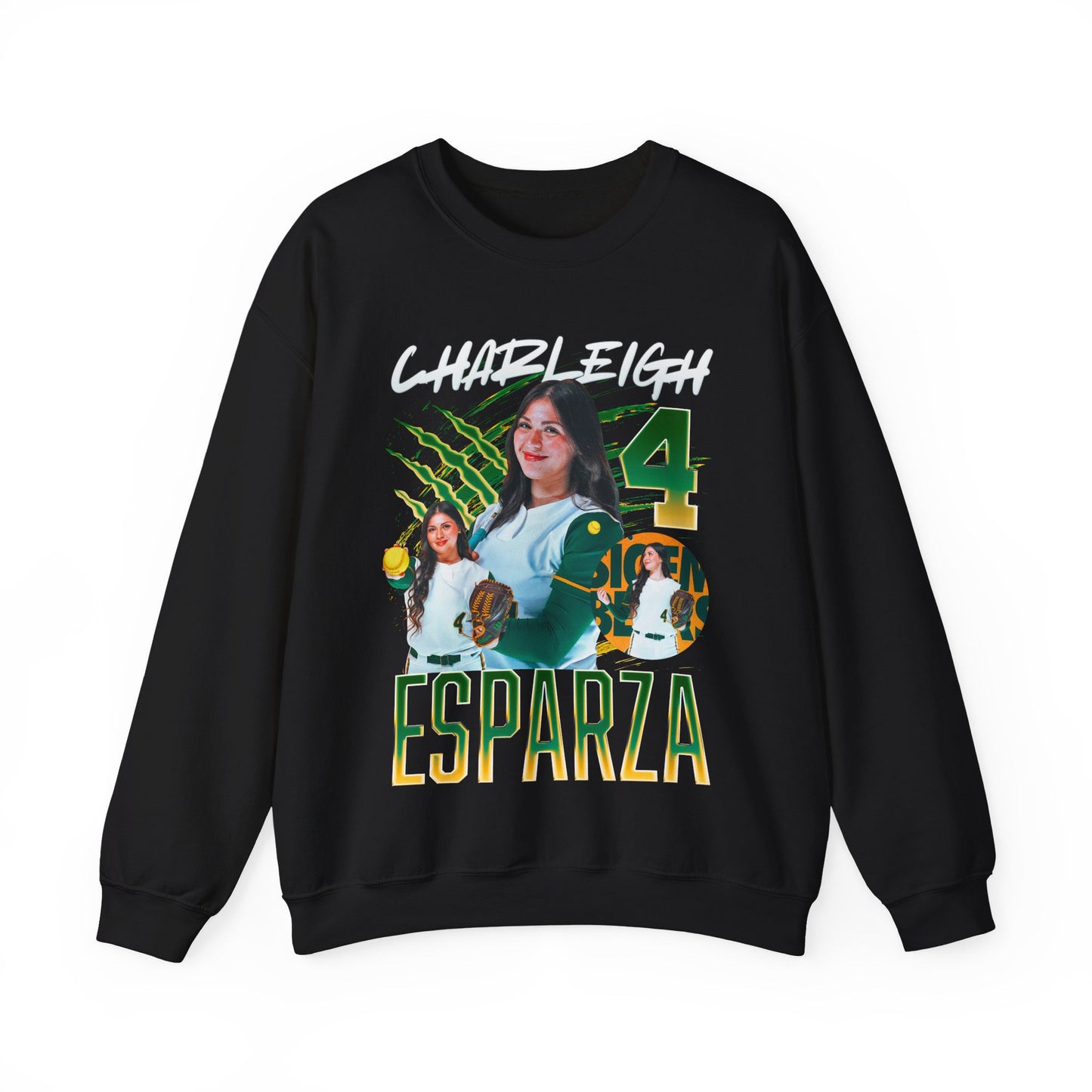 Charleigh Esparza White & Colored Combo Crewneck Sweatshirt