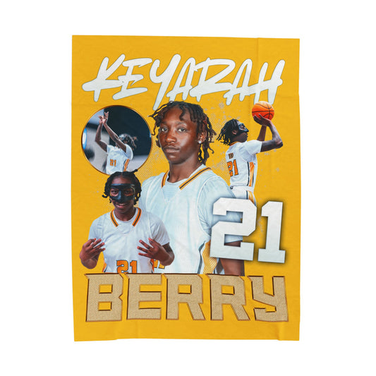 Keyarah Berry 60"-80" Plush Blanket