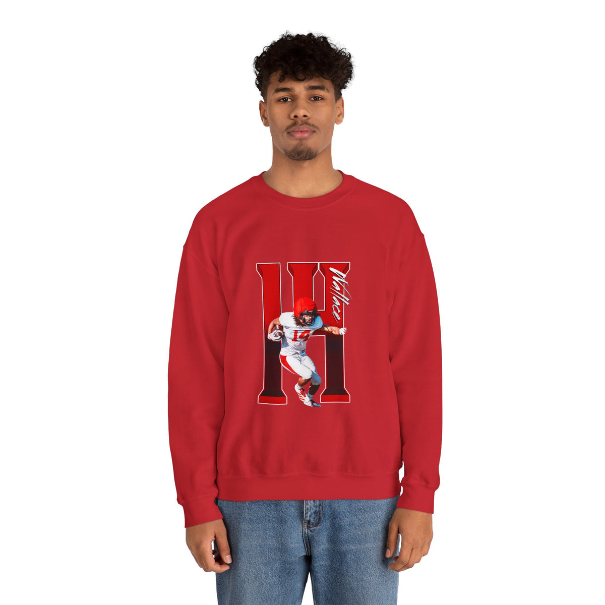 Blake Wallace Player Icon Number Crewneck Sweatshirt
