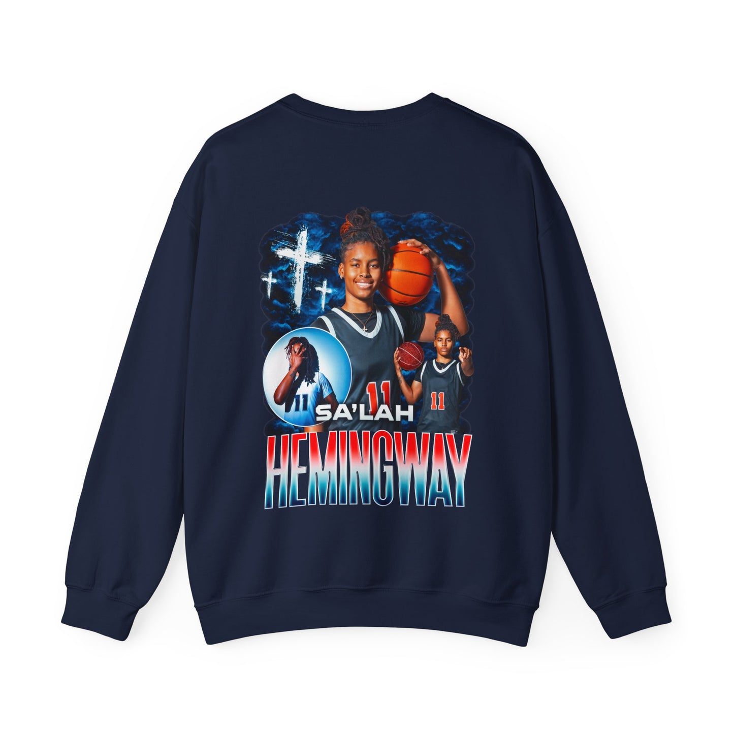 Sa'Lah Hemingway Logo Front & Back Crewneck