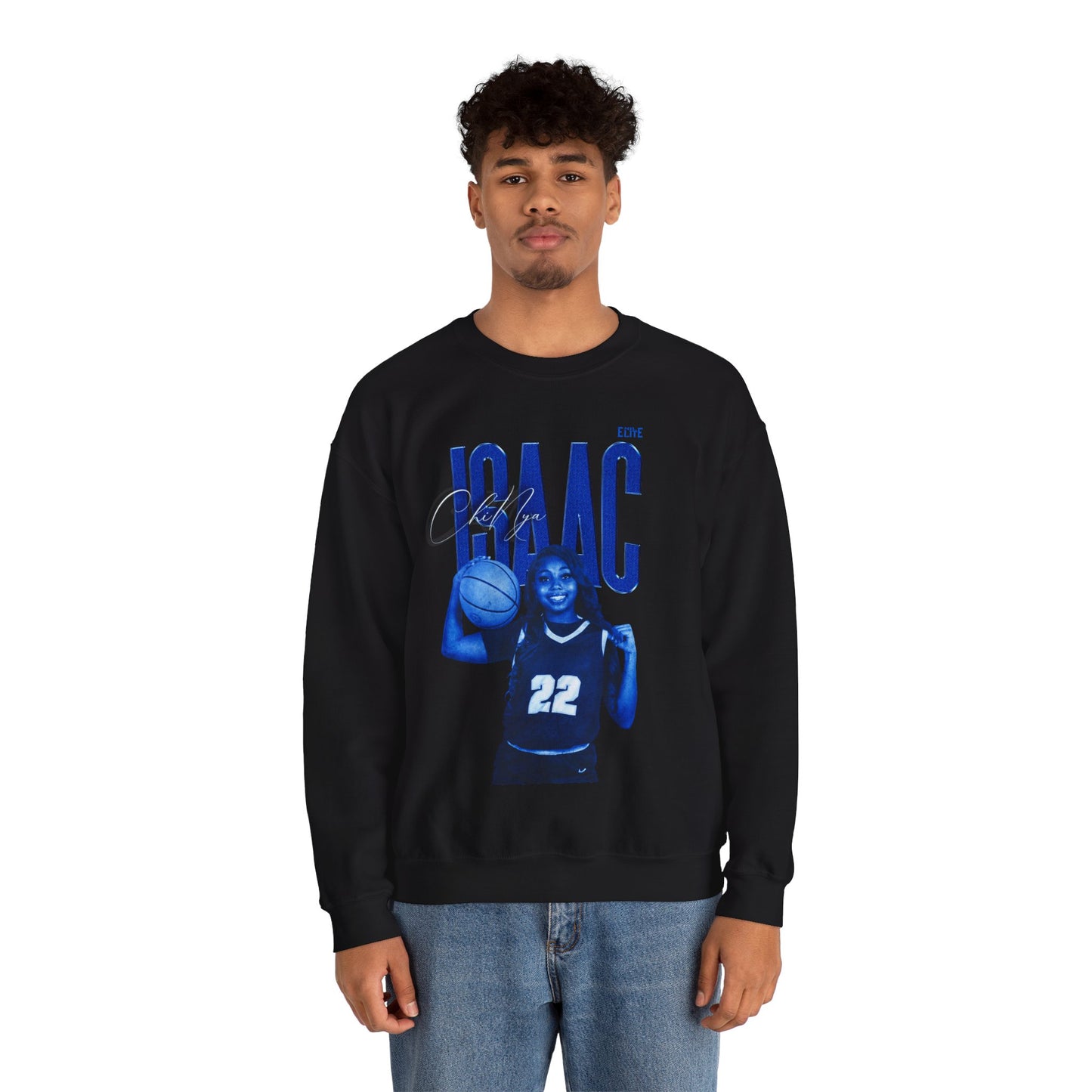 Chi'Nya Isaac Faded Glory Crewneck Sweatshirt