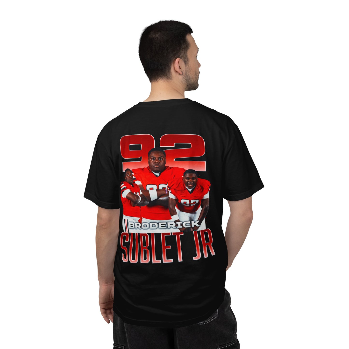 Broderick Sublet Jr. Logo Front & Back Premium Tee