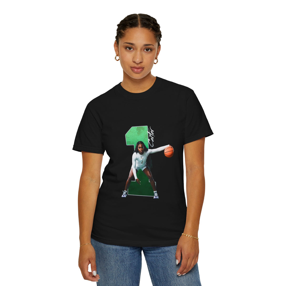 Eleecia Carter Player Icon Number Premium Tee