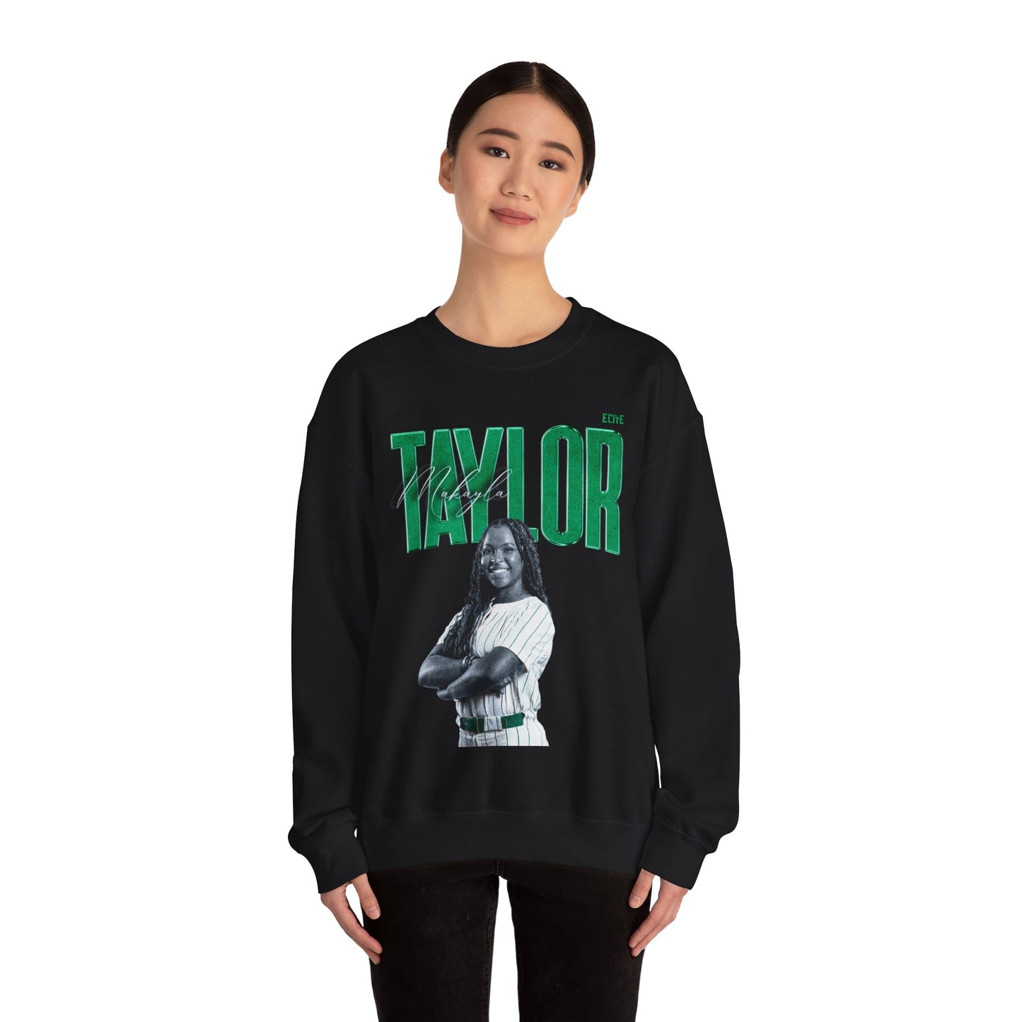 Makayla Taylor Faded Glory Crewneck Sweatshirt