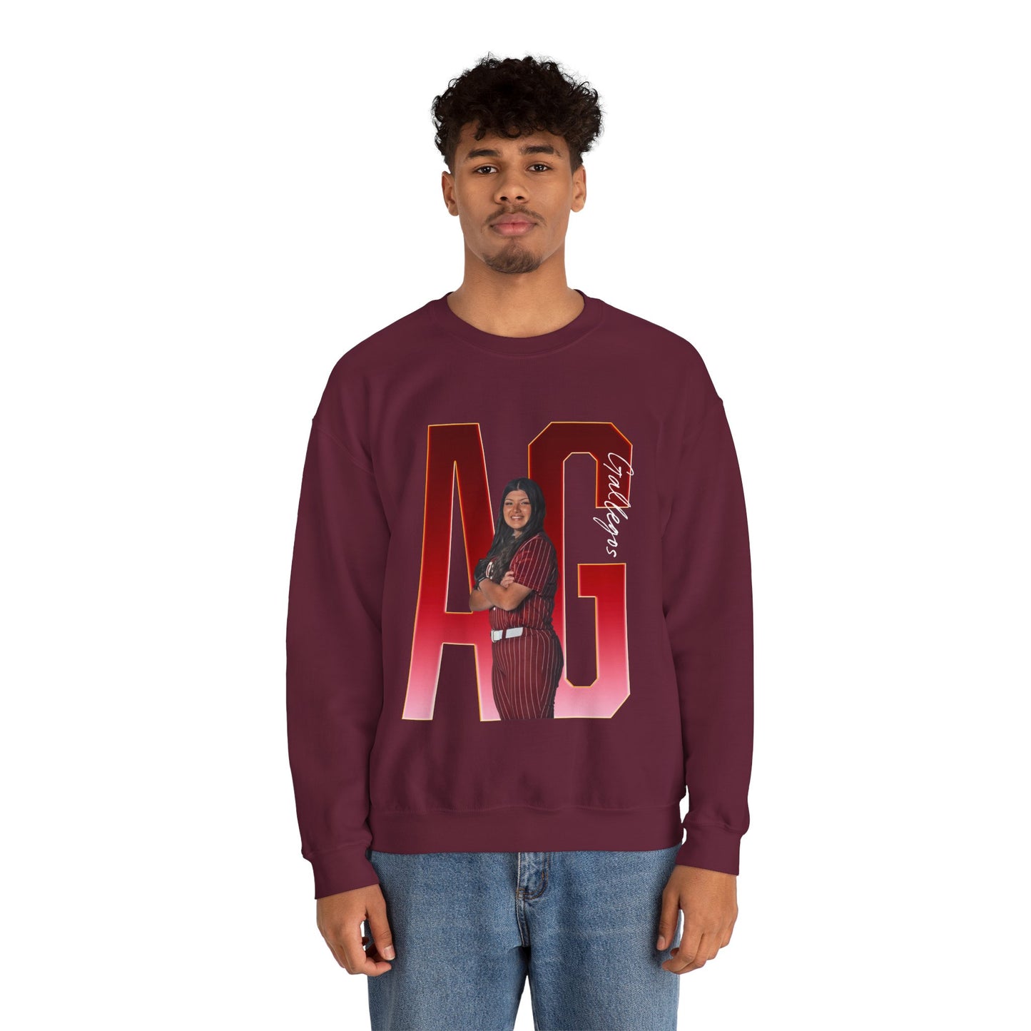 Audrey Gallegos Player Icon Initials Crewneck Sweatshirt