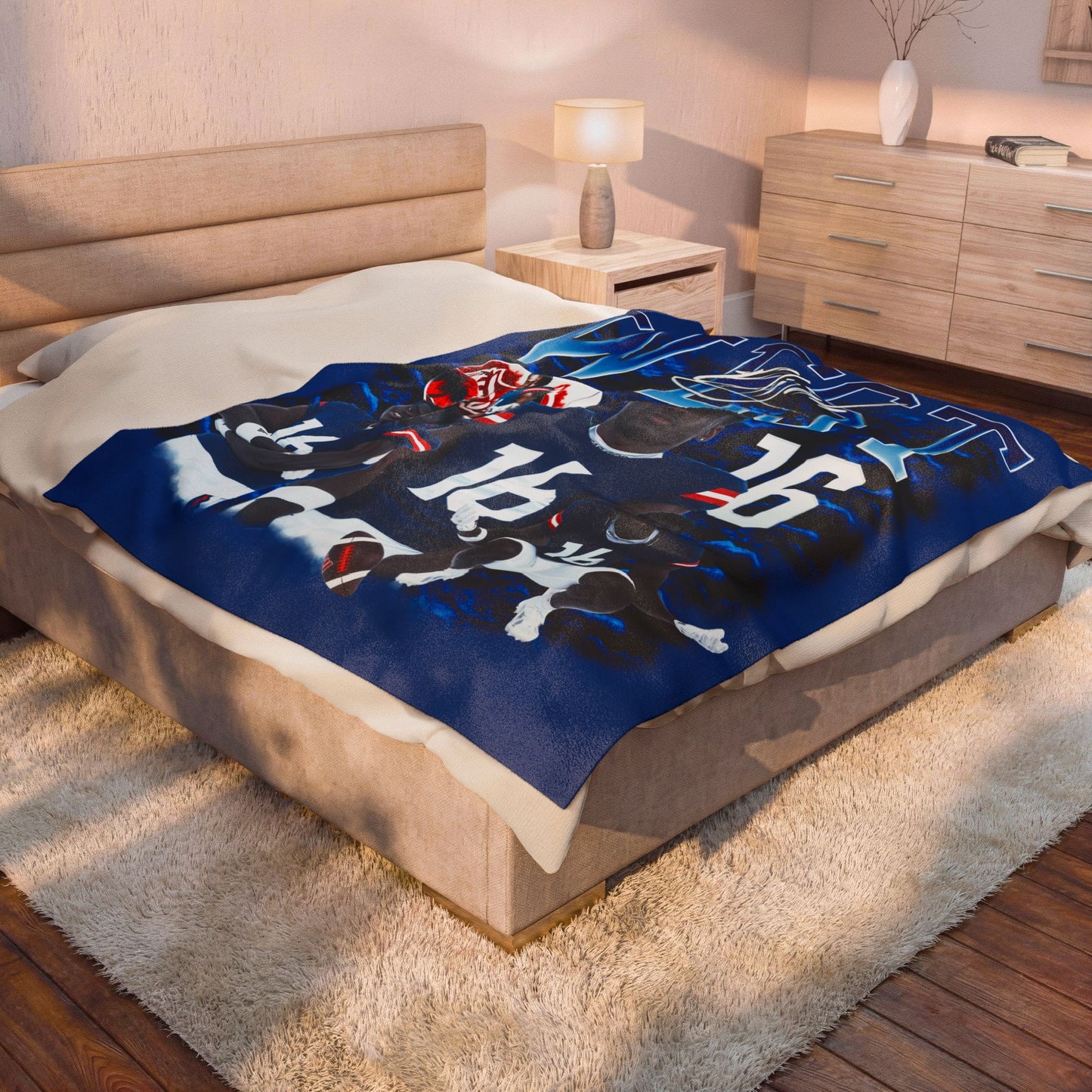 Elijah West 60"-80" Plush Blanket