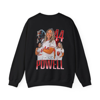 Ana Powell Logo Front & Back Crewneck