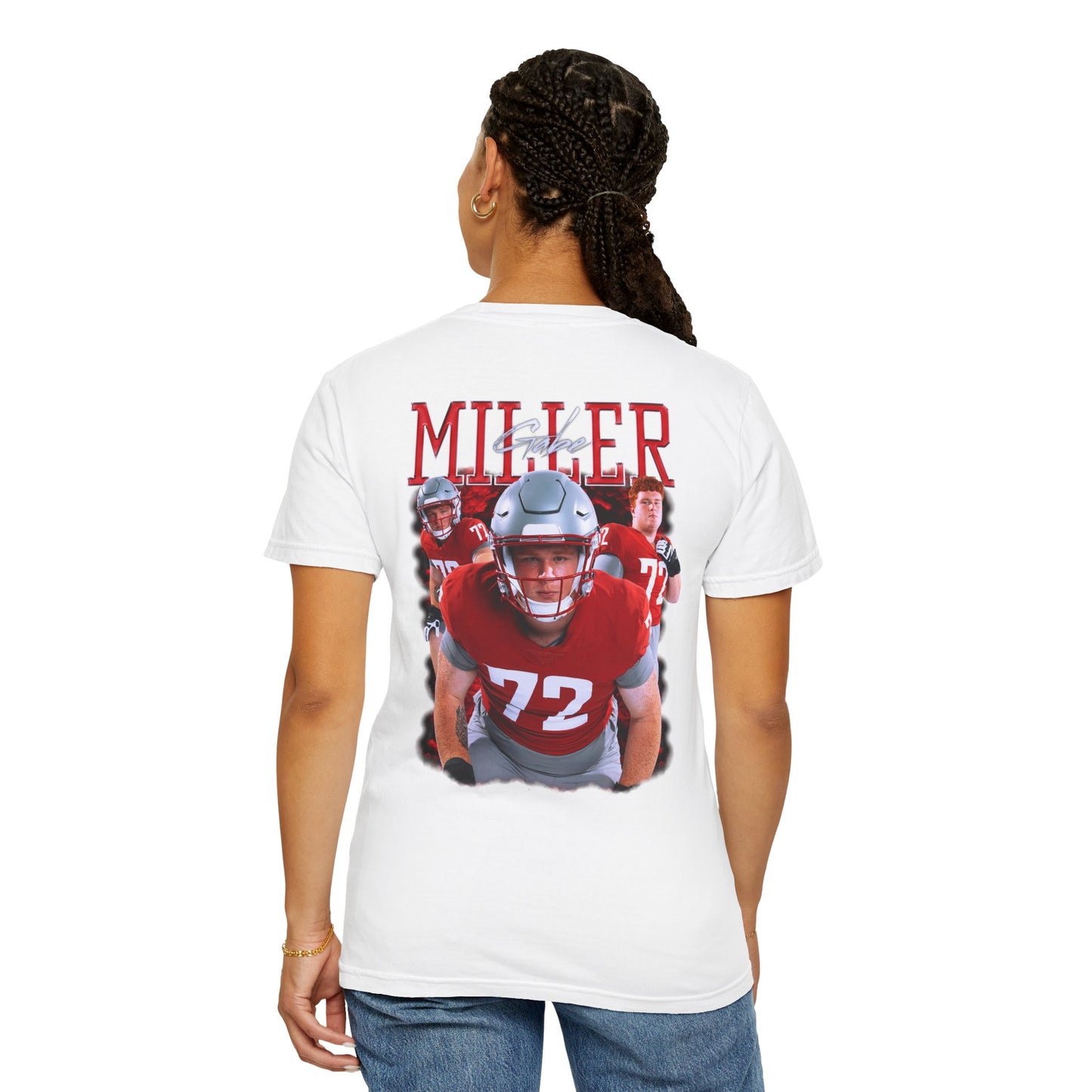 Gabe Miller Logo Front & Back Premium Tee