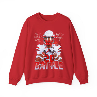 Reign Battle Featured Quote Crewneck Sweatshirt