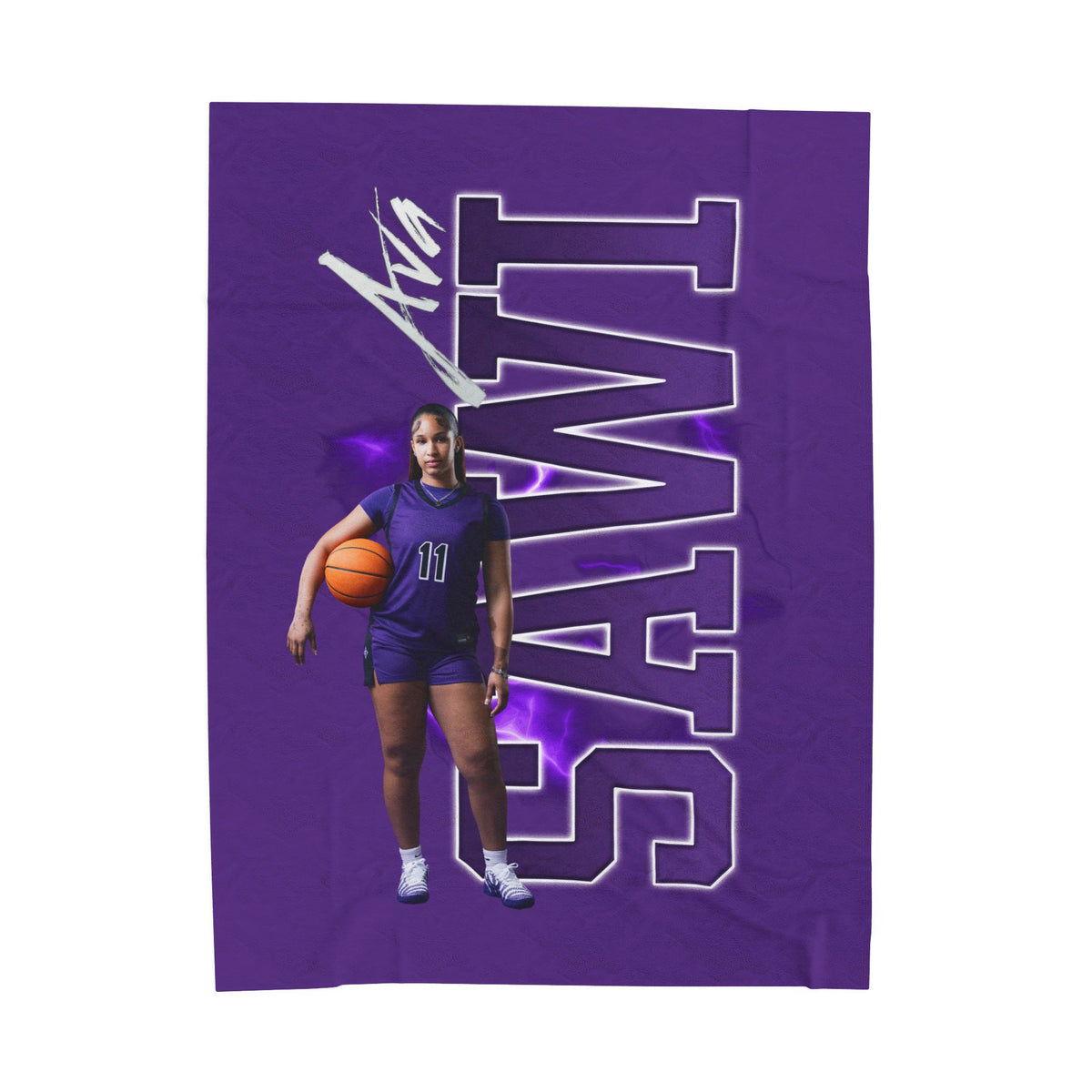 Ava Sawi 60"-80" Plush Blanket