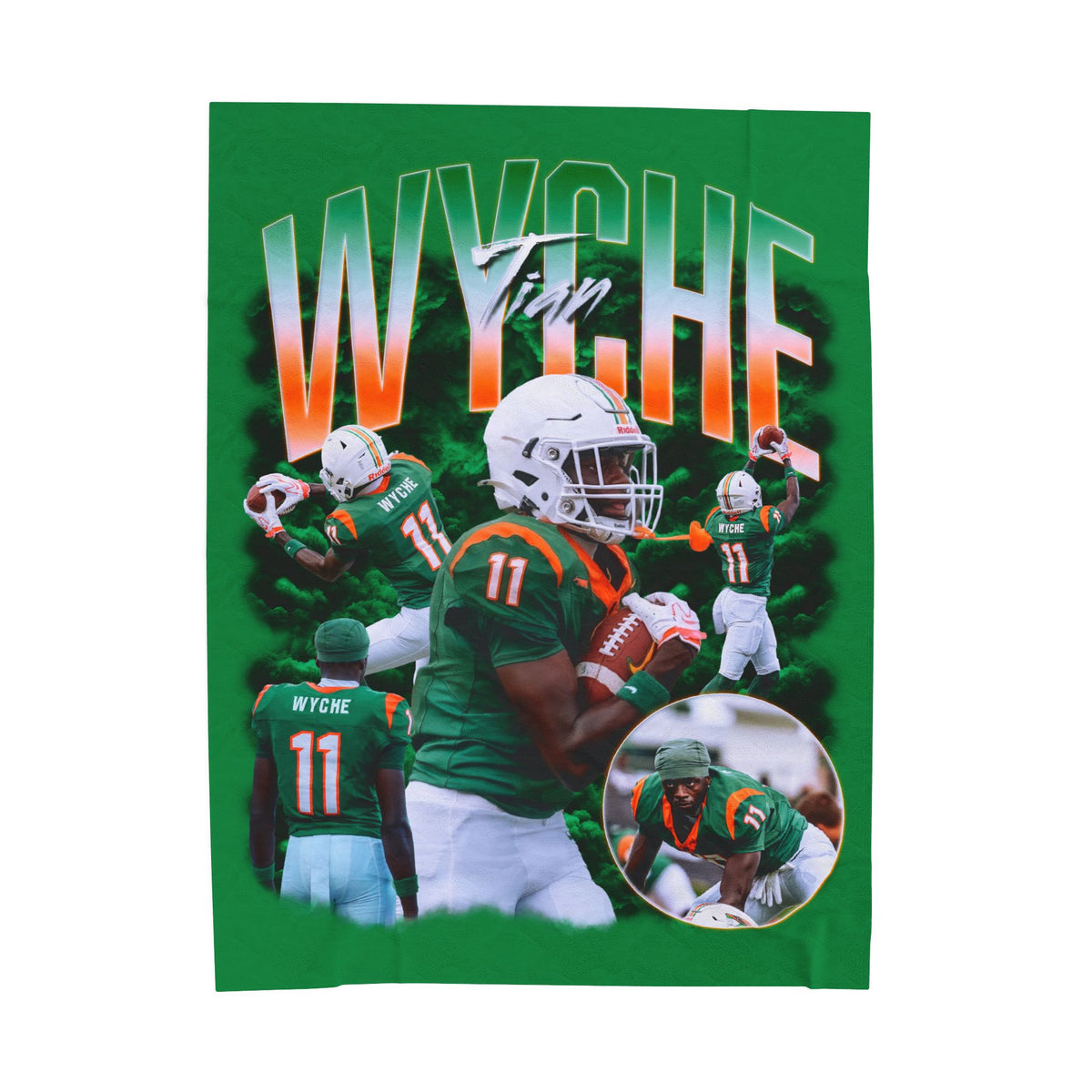 Tian Wyche 60"-80" Plush Blanket