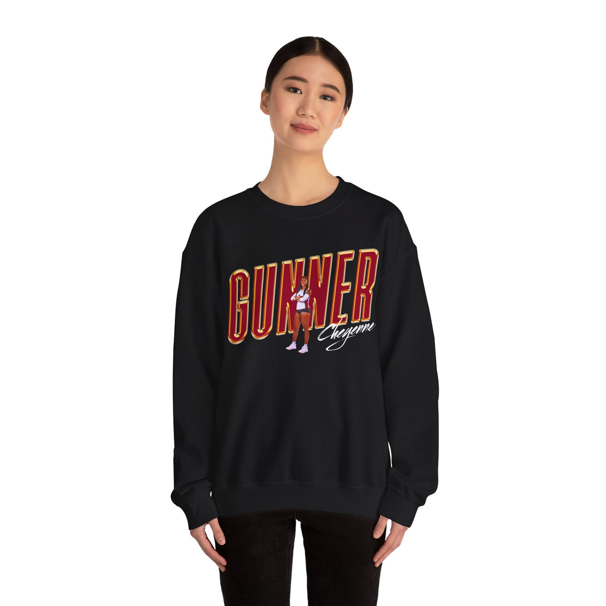 Cheyenne Gunner Cursive Combo Crewneck Sweatshirt
