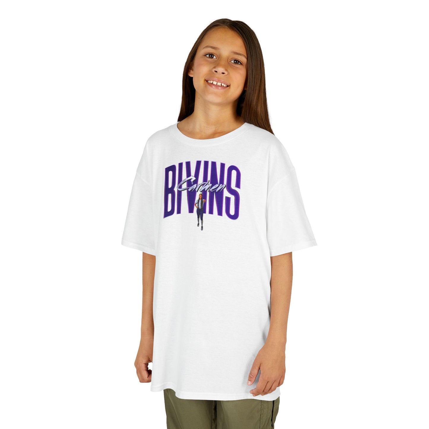 Carmen Bivins Big Last Name Kids Tee
