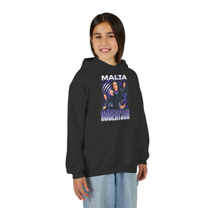 Malia Robertson White & Combo Colored Kids Hoodie