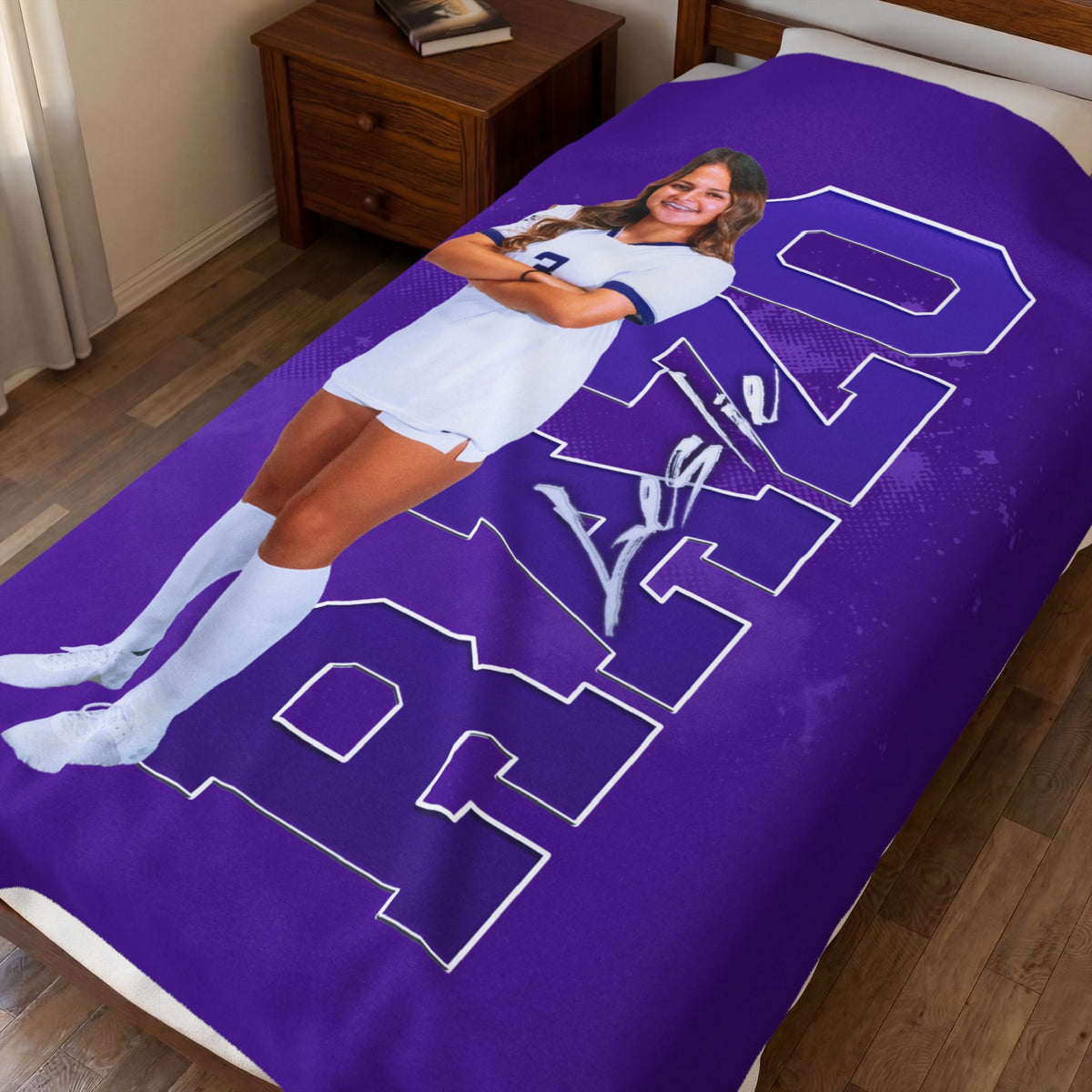 Leslie Razo 60"-80" Plush Blanket