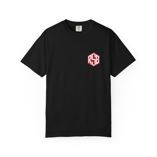 Rebecca Sierra-Burciaga Logo Front & Back Premium Tee