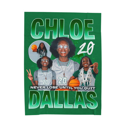 Chloe Dallas 60"-80" Plush Blanket