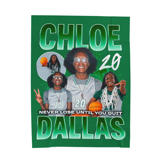 Chloe Dallas 60"-80" Plush Blanket