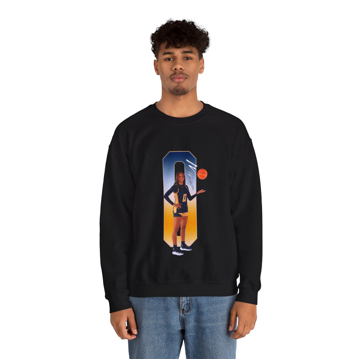 Leyla Minor Player Icon Number Crewneck Sweatshirt