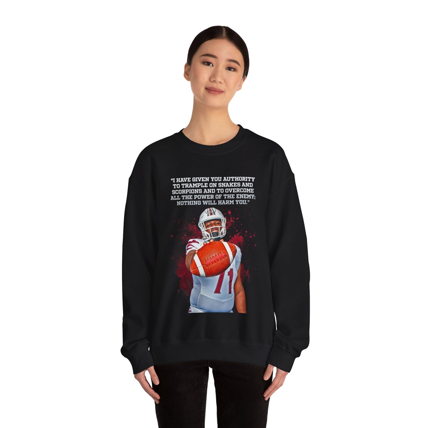 Khalil Cox Featured Quote Crewneck Sweatshirt