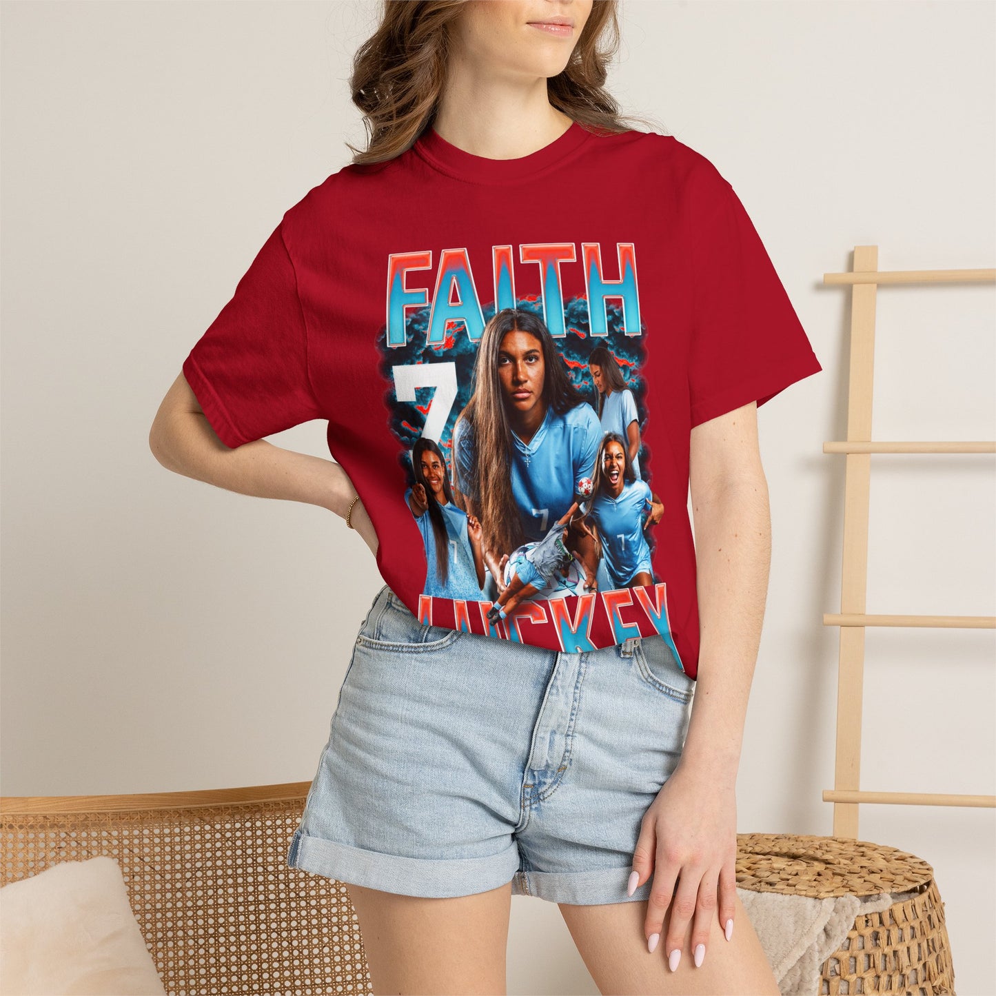 Faith Luckey Logo Front & Back Premium Tee