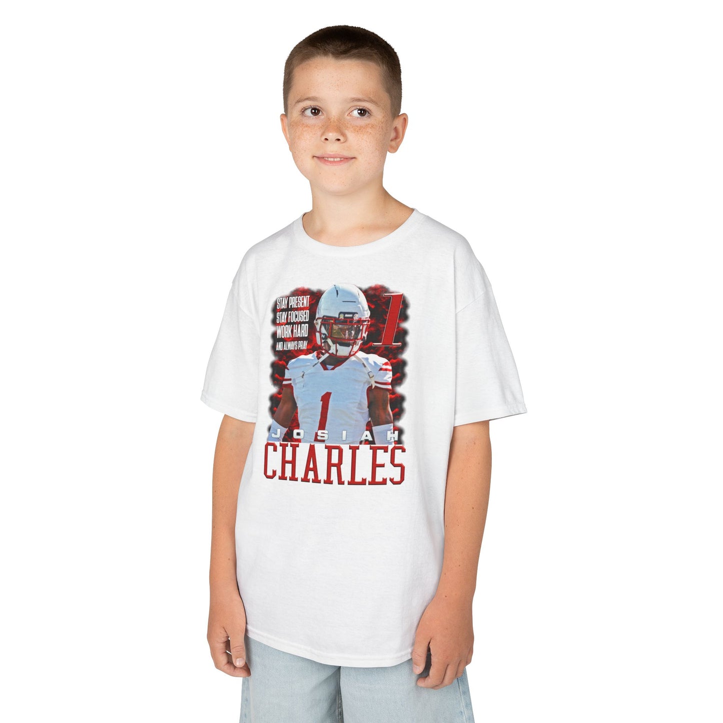 Josiah Charles Featured Quote Kids Tee