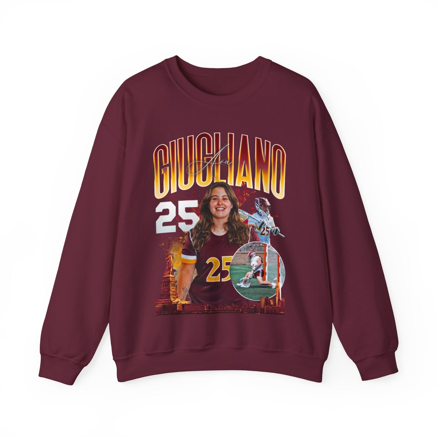 Ava Giugliano Last Name Highlight Crewneck Sweatshirt