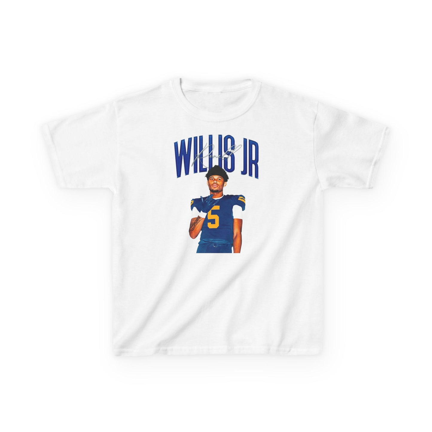 Ronell Willis Jr. Big Last Name Kids Tee