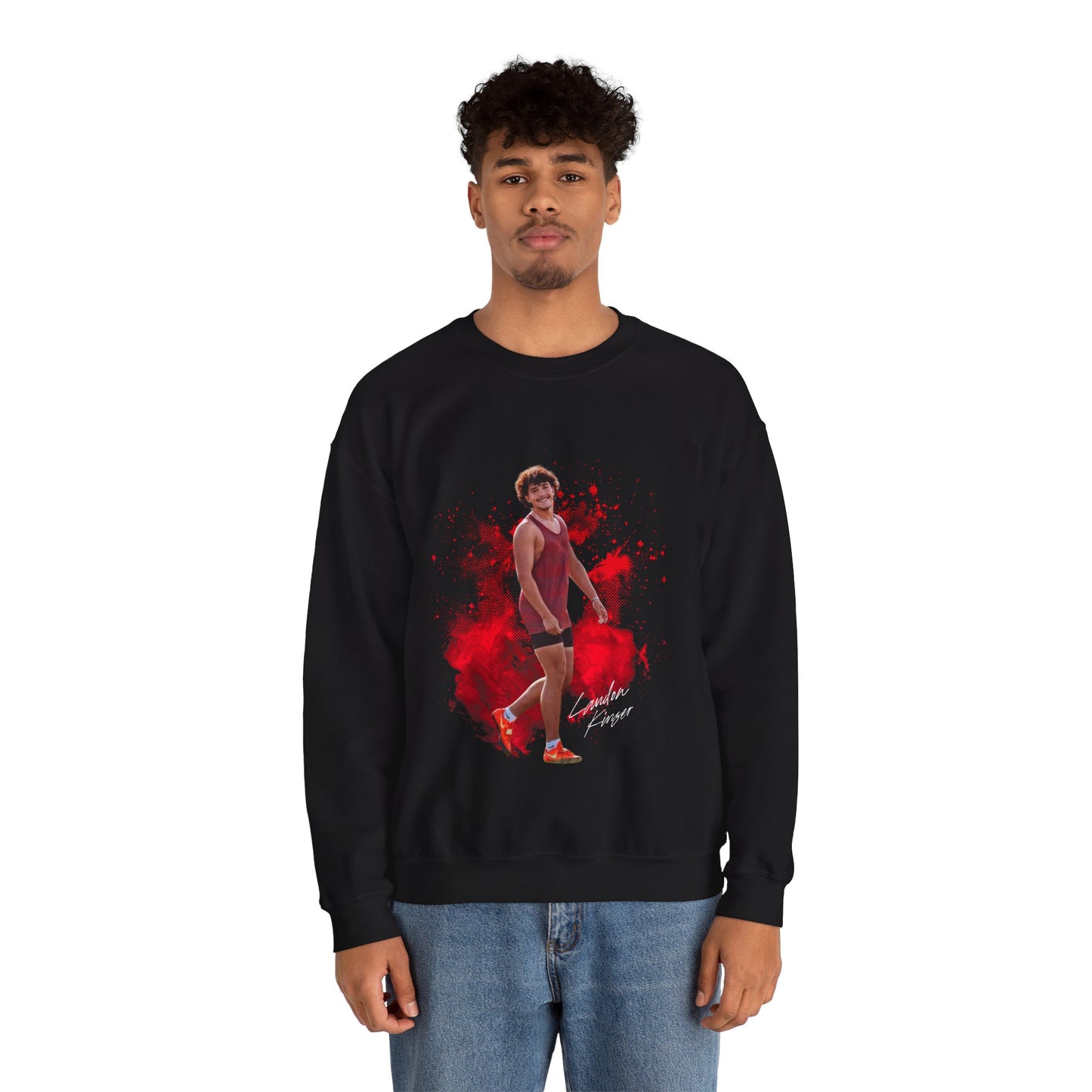 Landon Kinser Splatter Crewneck Sweatshirt