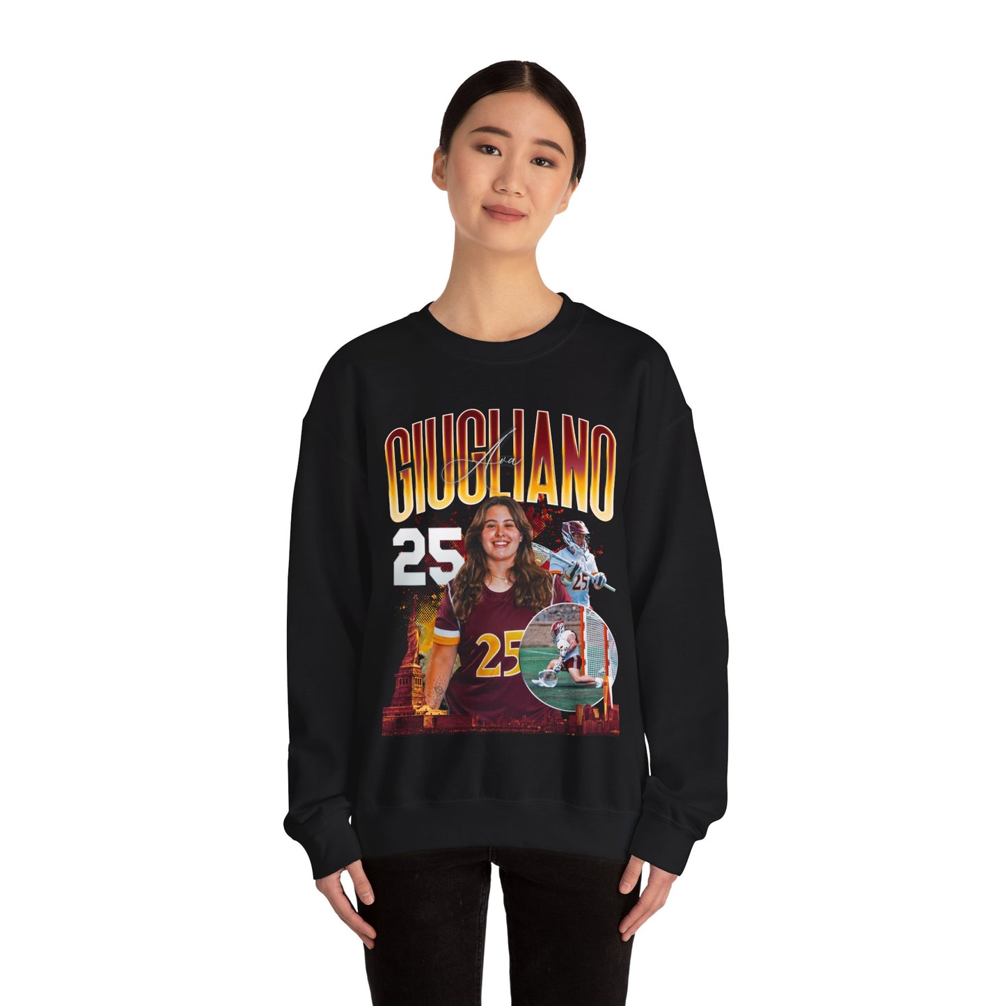 Ava Giugliano Last Name Highlight Crewneck Sweatshirt