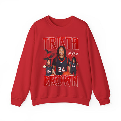Trista Brown Crewneck Sweatshirt