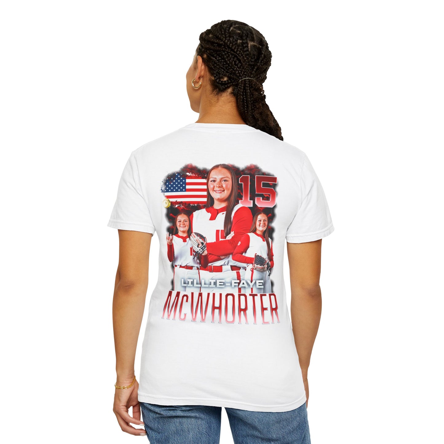 Lillie-Faye McWhorter Logo Front & Back Premium Tee