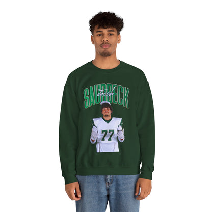 Jacob Saurbeck Curved Combo Colored Crewneck Sweatshirt