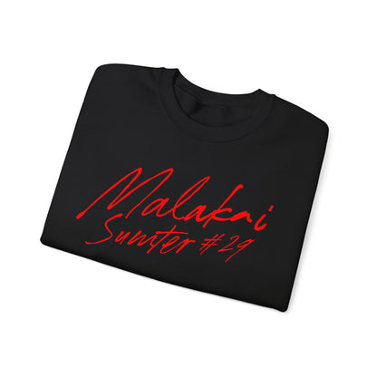Malakai Sumter Curvise Name & Number Crewneck Sweatshirt