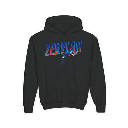 Zekylah Boyd Cursive Combo Kids Hoodie