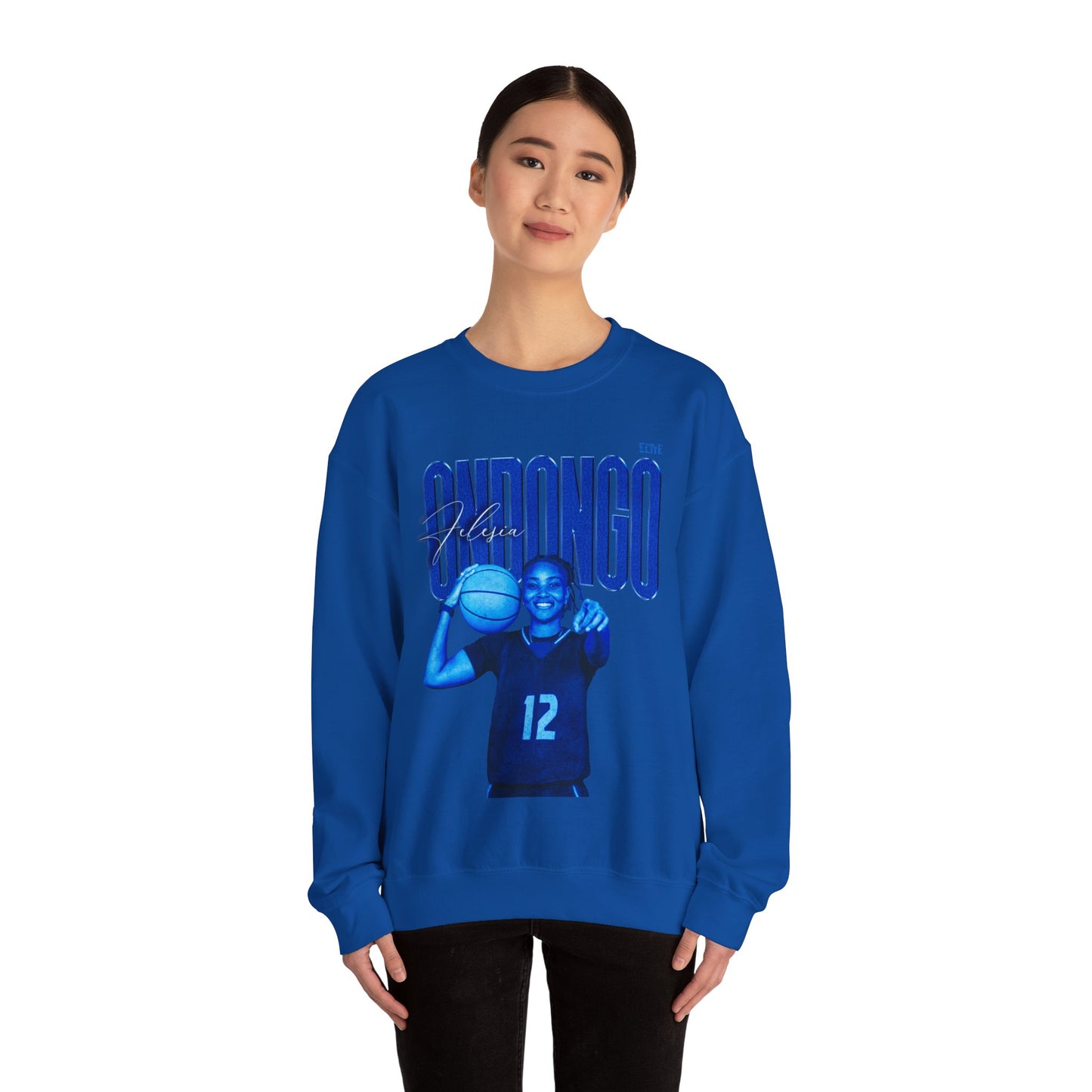 Felesia Ondongo Faded Glory Crewneck Sweatshirt