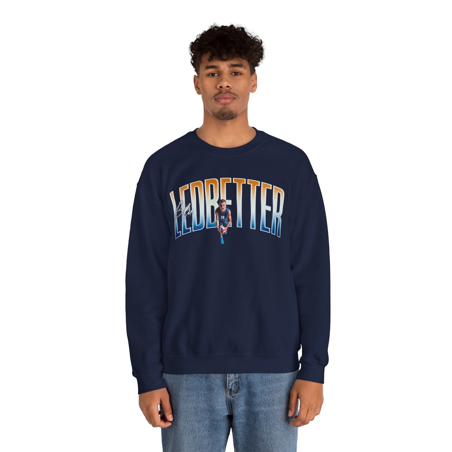 Blu Ledbetter Big Last Name Crewneck Sweatshirt