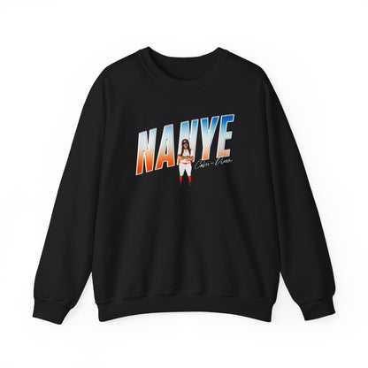 Nanye Cain Dixon Cursive Combo Crewneck Sweatshirt